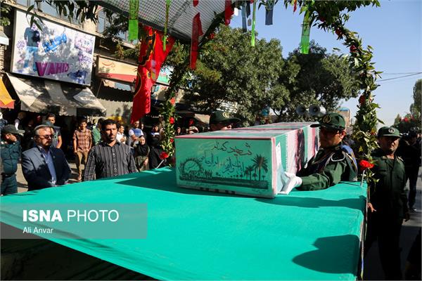 استقبال و تشییع چهار شهید گمنام در اردبیل 10