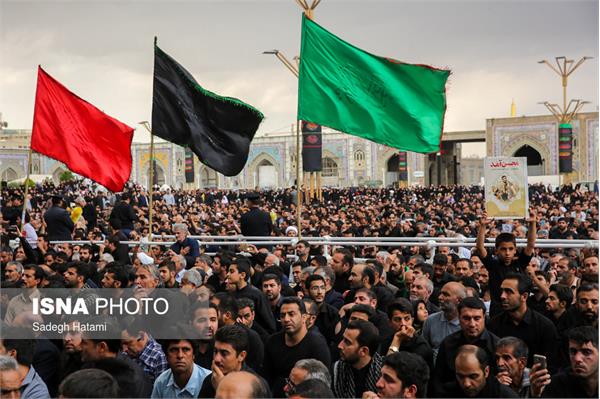 مراسم وداع با پیکر مطهر شهید محسن حججی - حرم مطهر رضوی 4
