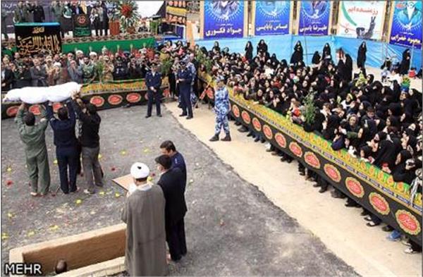 تشییع شهدای گمنام در شیراز