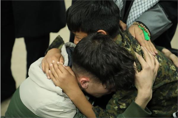 وداع با پیکر مطهر شهید القدس لشکر فاطمیون سید علی حسینی - 17 بهمن 1402