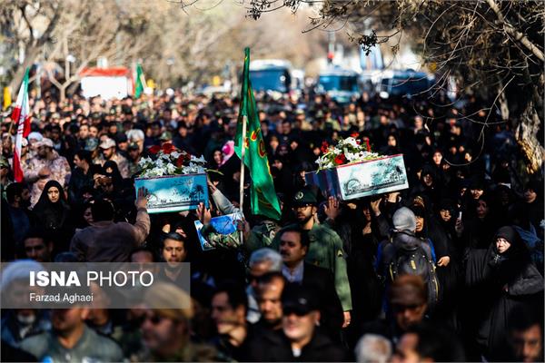 تشییع ۷ شهید گمنام - تبریز 1