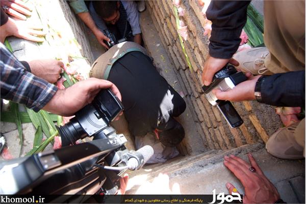 تشییع و خاکسپاری شهدای گمنام دانشگاه شاهد-12/7/89