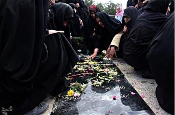 تشییع شهدای گمنام در استان ایلام