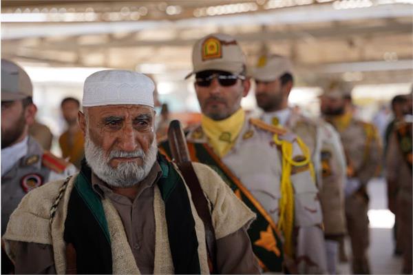 آئین استقبال از پیکرهای مطهر 35 شهید تازه تفحص شده در پایانه مرزی شهید سلیمانی مرز مهران - 5 مهر ماه 1403 17