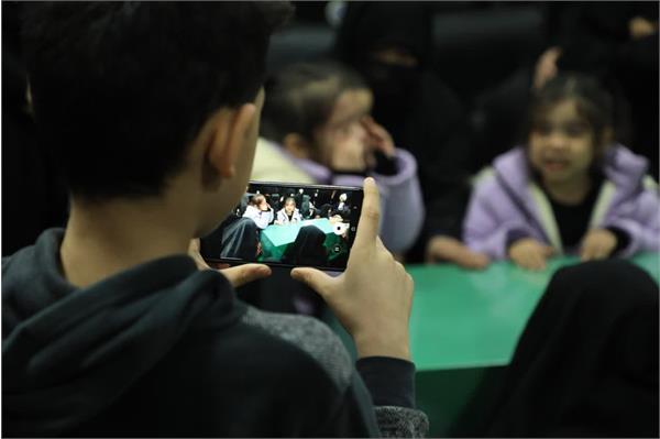 وداع با پیکر مطهر شهید القدس لشکر فاطمیون سید علی حسینی - 17 بهمن 1402