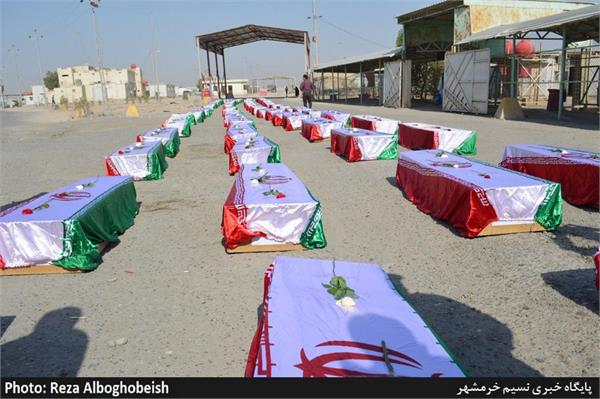 ورود 76 شهید نازه تفحص شده به کشور از طریق مرز شلمچه 20