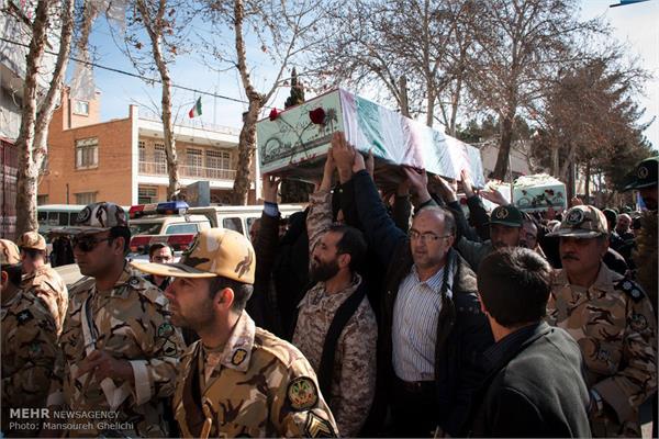 تشییع شهید گمنام در دانشگاه فنی دختران شاهرود‎ 6