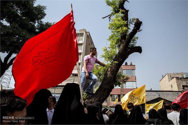 آئین تشییع 270 شهید دفاع مقدس در تهران 7