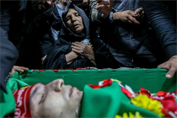 وداع با پیکر مطهر شهید مدافع امنیت سید روح اله عجمیان