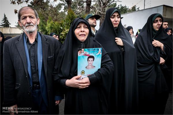 آئین تشییع ۱۴ شهید تازه تفحص شده نیروی انتظامی 6