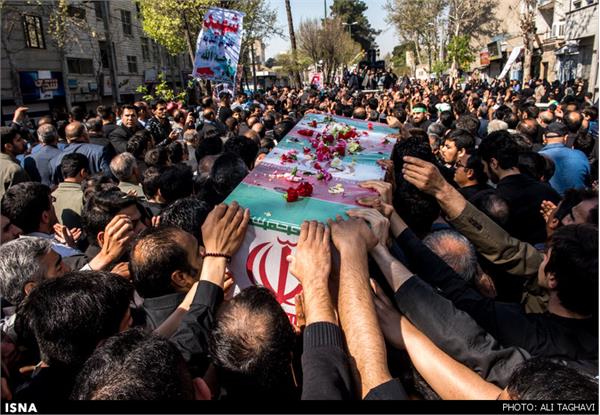 تشییع پیکر دو شهید گمنام - شهر ری