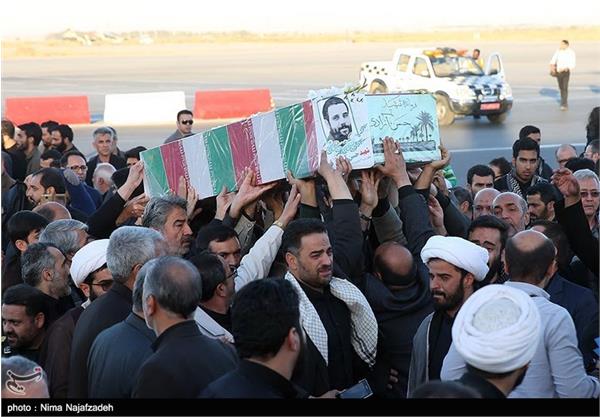 مراسم استقبال از پیکر مطهر پنج شهید-مشهد 8