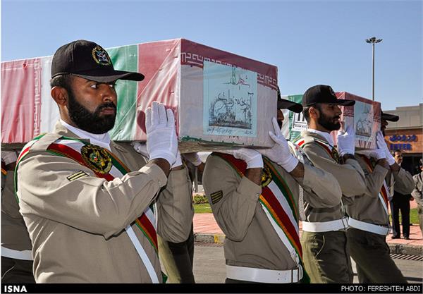 ورود شهدای گمنام به شهر بیرجند 5