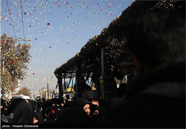 تشییع دو شهید گمنام در محله خراسان تهران 17