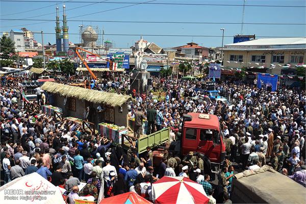 استقبال از شهید خط شکن و غواص در استان مازندران 20