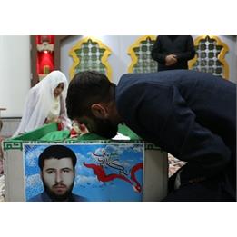 ماجرای یک عقد جالب در معراج شهدا