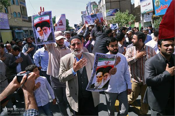 حضور خانواده شهید تازه شناسایی شهید سید ابوالفضل شیخ زاده در استان قم 15