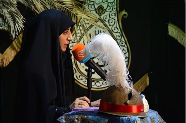 مراسم مرثیه حضرت رباب در معراج شهدا برگزار گردید 3