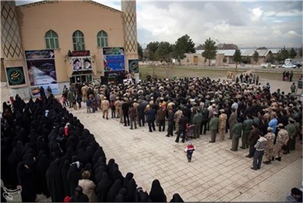 تشییع پیکر شهدا در استان کرمانشاه