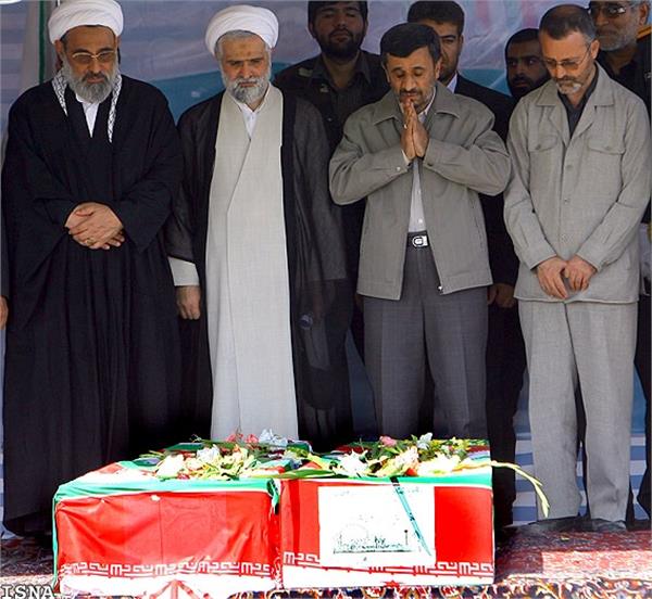 تشییع و خاکسپاری شهدای گمنام دانشگاه شاهد-12/7/89