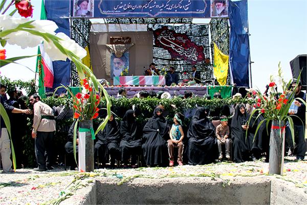 تشییع و خاکسپاری دو شهید گمنام در دانشگاه آزاد پرند 27