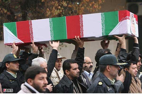 تشییع پیکر دو شهید گمنام و شهید 'محمدحسین گلبخشی منشادی" در یزد