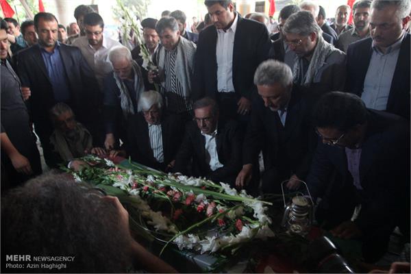 مراسم وداع با شهدای غواص و خط شکن در دانشگاه تهران 19