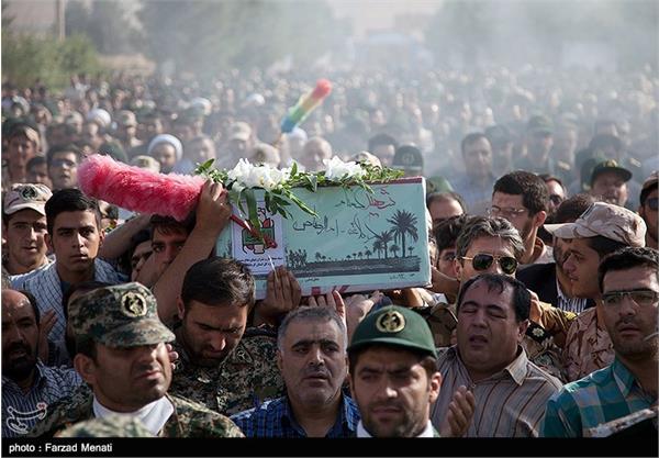 تشییع و تدفین شهید گمنام در کرمانشاه 11