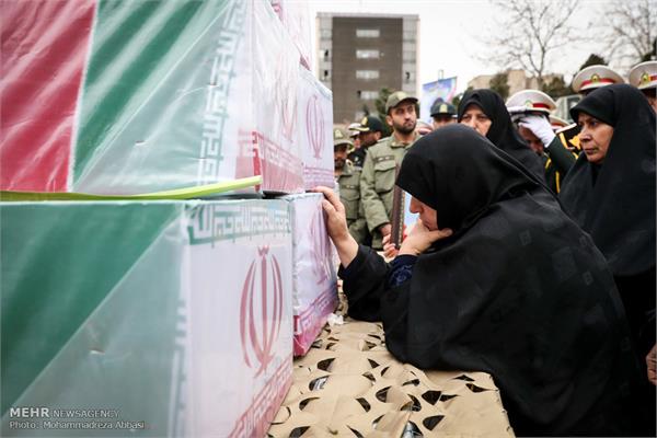 آئین تشییع ۱۴ شهید تازه تفحص شده نیروی انتظامی 24