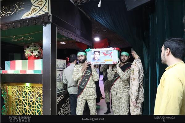 وداع با پیکر شهید تازه تفحص شده عیسی شجاعی 7