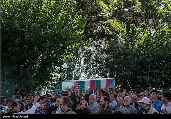 مراسم تشییع و خاکسپاری شهید گمنام در فدراسیون تکواندو 9