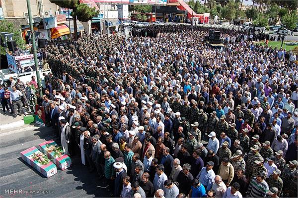 تشییع پیکر شهید رضا علی اعرابیان درسمنان 22