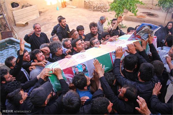 تشییع پیکر شهید تازه تفحص شده علی محمد رضایی 15