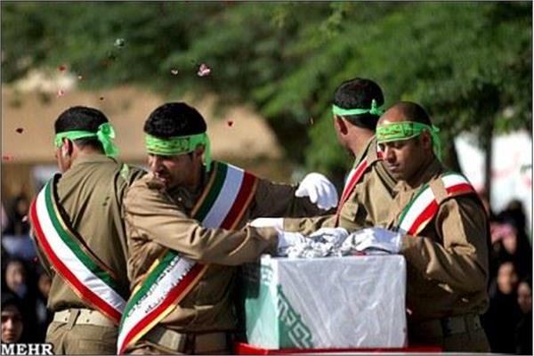 تشییع پیکر شهدای گمنام در اهواز