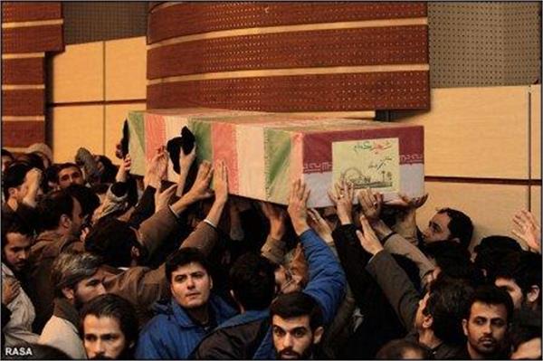 مراسم وداع با شهدا گمنام در مشهد مقدس