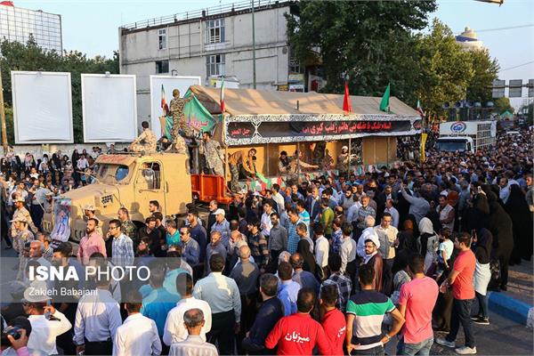 استقبال از پیکر شهدای دفاع مقدس در آمل 20