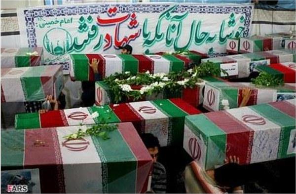 تشییع 96شهید دوران دفاع مقدس در مرقد امام خمینی(ره)