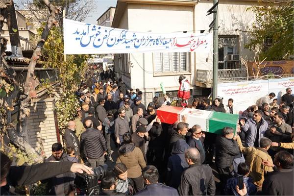 وداع با پیکرهای مطهر ۱۰۰ شهید گمنام تازه تفحص شده در معراج شهدا  8