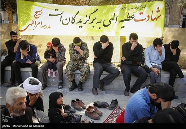 تشییع پیکر ۸ شهید گمنام دفاع مقدس - قم 1