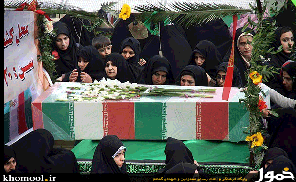 تشییع 11شهید گمنام در اردبیل