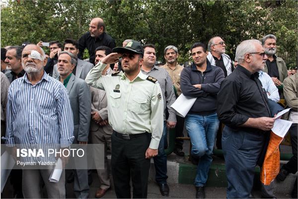 تشییع پیکر ۵۴ شهید نیروی انتظامی 8