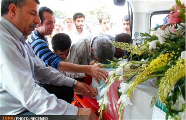 تشییع پیکر شهدای گمنام در تبریز