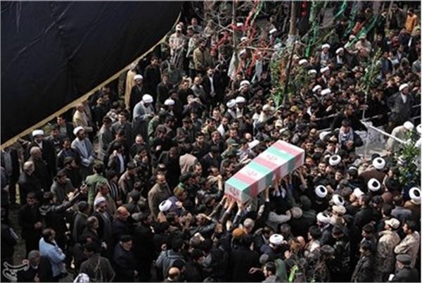 تشییع و خاکسپاری دو شهید گمنام در اردبیل 9