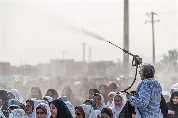 مراسم تشییع و تدفین دو شهید گمنام در لامرد 10