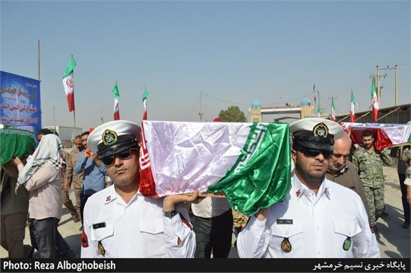 ورود 76 شهید نازه تفحص شده به کشور از طریق مرز شلمچه 8