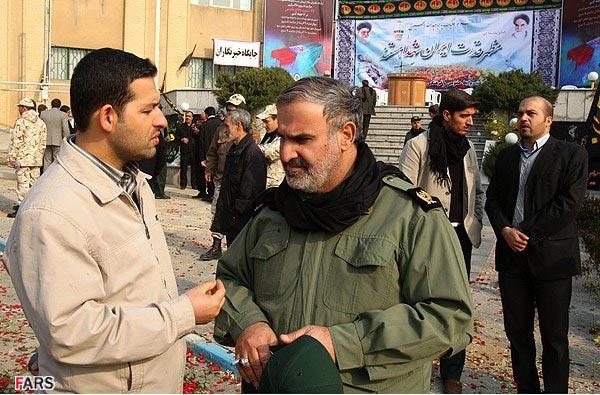 تشییع و خاکسپاری شهید گمنام در سپاه حفاظت فرودگاه مهرآباد