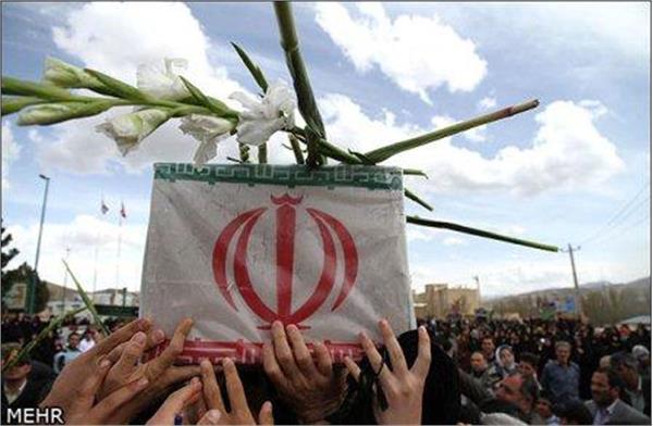 تشییع و خاکسپاری شهدای گمنام در استان اردبیل