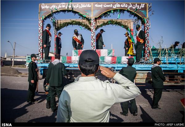 تشییع پیکر سیزده شهید غواص در ترکمن صحرا(گلستان) 20