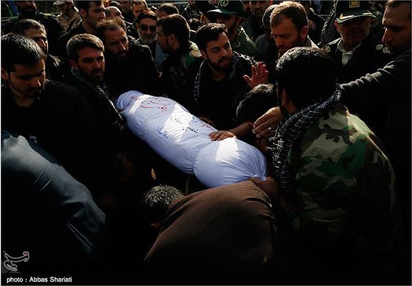 مراسم تشییع پیکر دو شهید گمنام در فردیس کرج 15