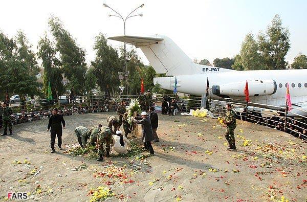 تشییع و خاکسپاری شهید گمنام در سپاه حفاظت فرودگاه مهرآباد